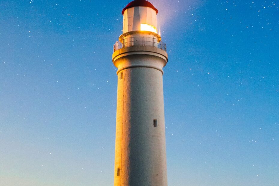 Shining lighthouse